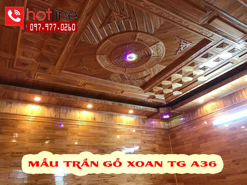Trần gỗ xoan - Công Ty TNHH Xây Dựng Nhà Đẹp T&T