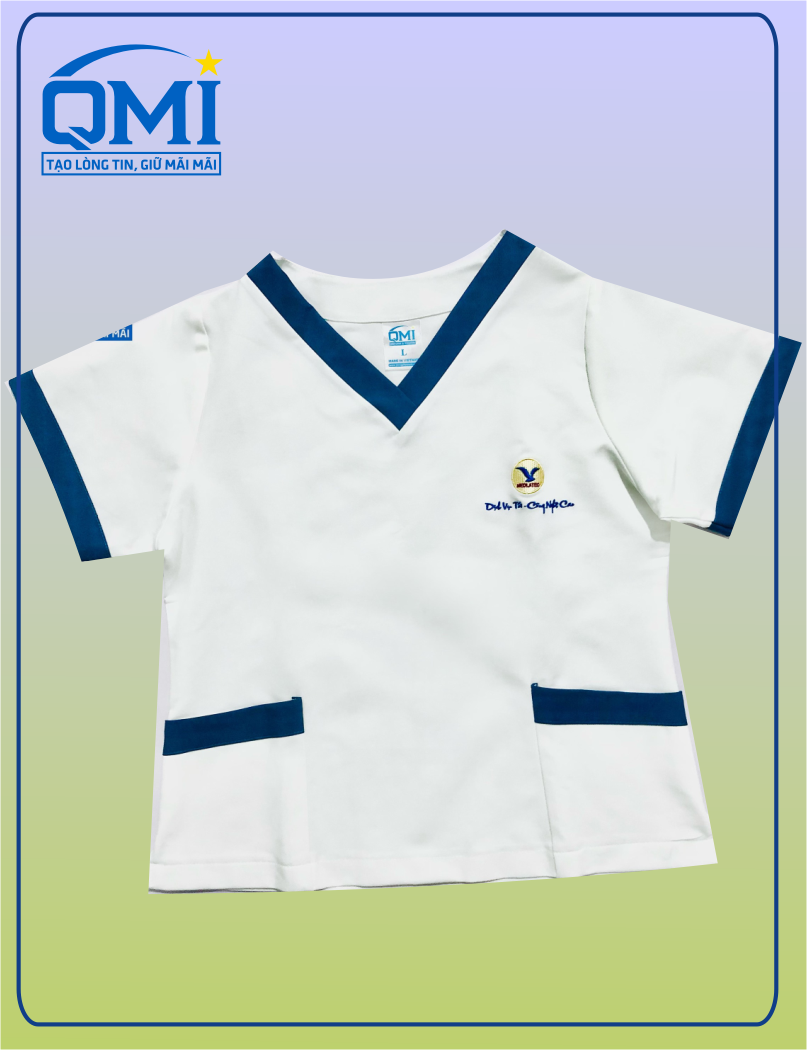 Áo điều dưỡng ngắn tay