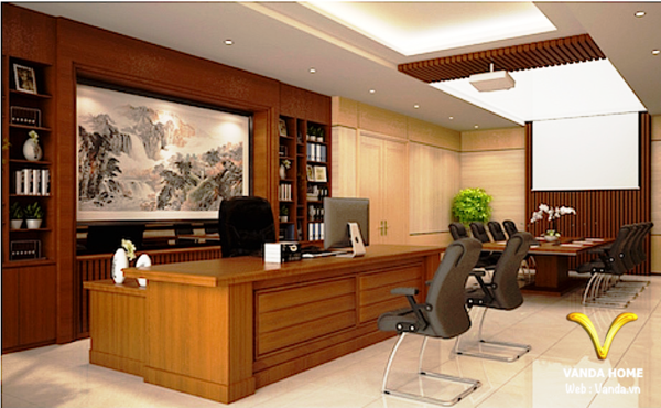 Thiết kế nội thất văn phòng công ty phát triển nhà Hà Nội - HDI