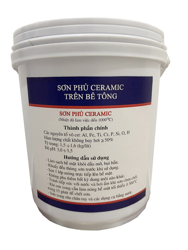 Sơn phủ Ceramic trên bê tông - Sơn Chịu Nhiệt BKV - Công Ty Cổ Phần Phát Triển Công Nghệ Và Sản Xuất Teproco