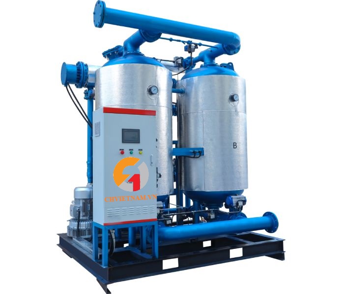 Máy sấy khí hấp thụ tái sinh nhiệt