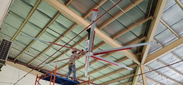 Lợi ích quạt trần công nghiệp trong nhà xưởng - Quạt Trần Công Nghiệp HVLS Kiều Phú - Công Ty TNHH Đầu Tư Xây Dựng Kiều Phú