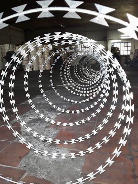 Dây thép gai lưỡi dao - Lưới Thép Trần Vũ Nguyên - Công Ty TNHH Sản Xuất Và Kinh Doanh Trần Vũ Nguyên