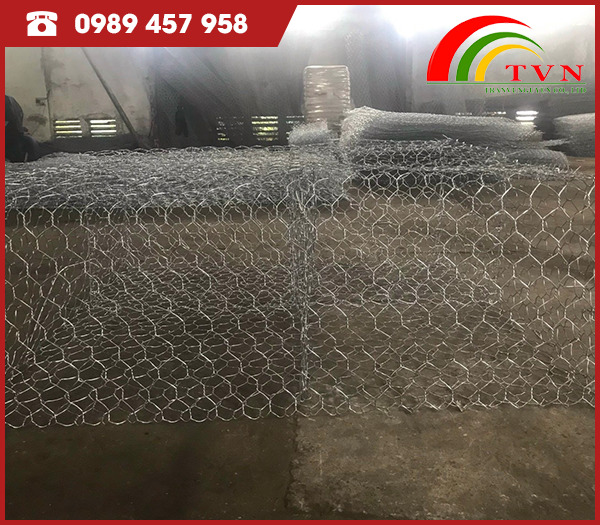 Rọ đá, rọ đá mạ kẽm, rọ đá bọc nhựa PVC - Lưới Thép Trần Vũ Nguyên - Công Ty TNHH Sản Xuất Và Kinh Doanh Trần Vũ Nguyên