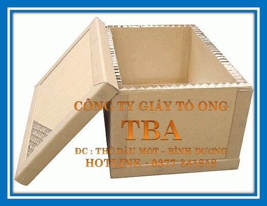 Thùng giấy tổ ong - Giấy Tổ Ong TBA - Công Ty TNHH Đầu Tư Sản Xuất Công Nghiệp TBA