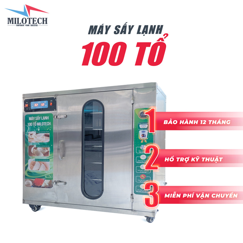 Máy sấy lạnh Milotech 100 tổ