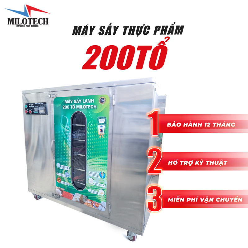 Máy sấy lạnh Milotech 200 tổ