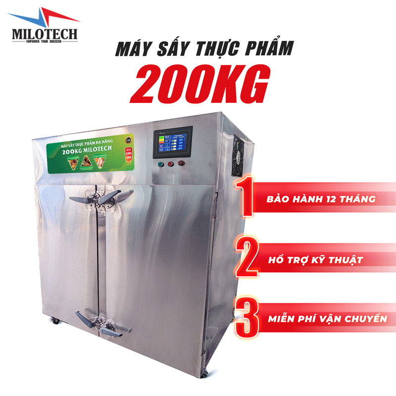 Máy sấy thực phẩm đa năng Milotech