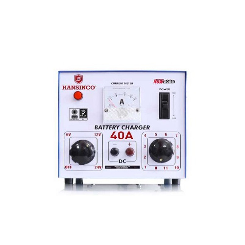 Máy nạp ắc quy Hansinco 40A - Quấn dây đồng