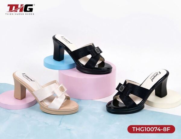 Dép lê cao gót THG10074 - Thiên Hương Shoes - Công Ty Cổ Phần Đầu Tư Quốc Tế Thiên Hương
