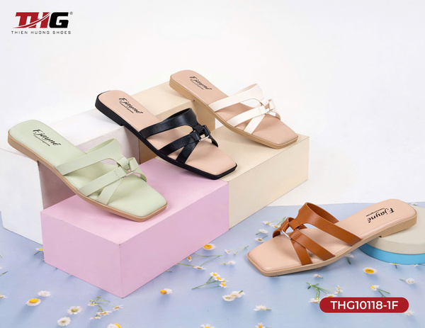 Dép lê nữ THG10118 - Thiên Hương Shoes - Công Ty Cổ Phần Đầu Tư Quốc Tế Thiên Hương