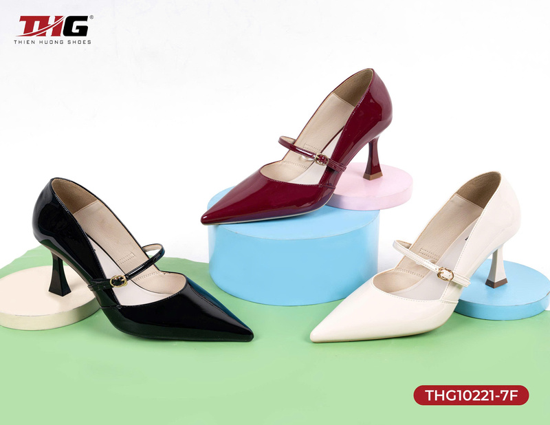 Giày cao gót THG10221-7F