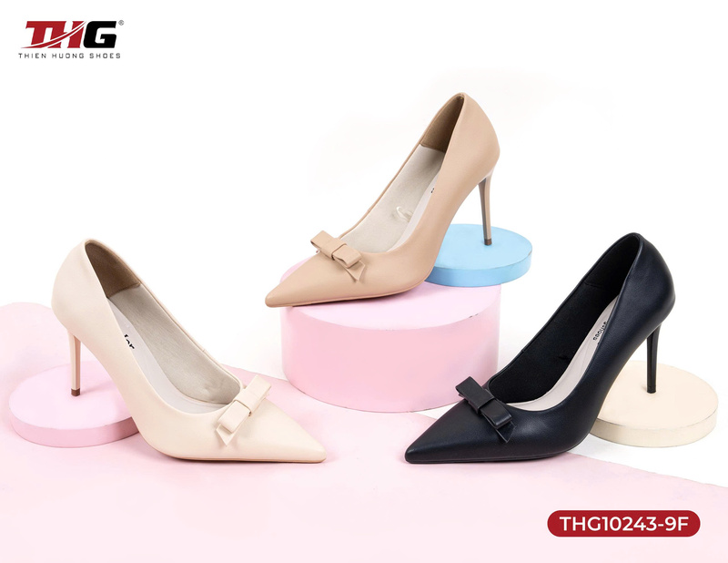Giày cao gót THG10243-9F