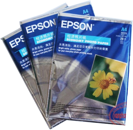 Giấy in ảnh Glossy A4-230 1 mặt (50 tờ) Epson