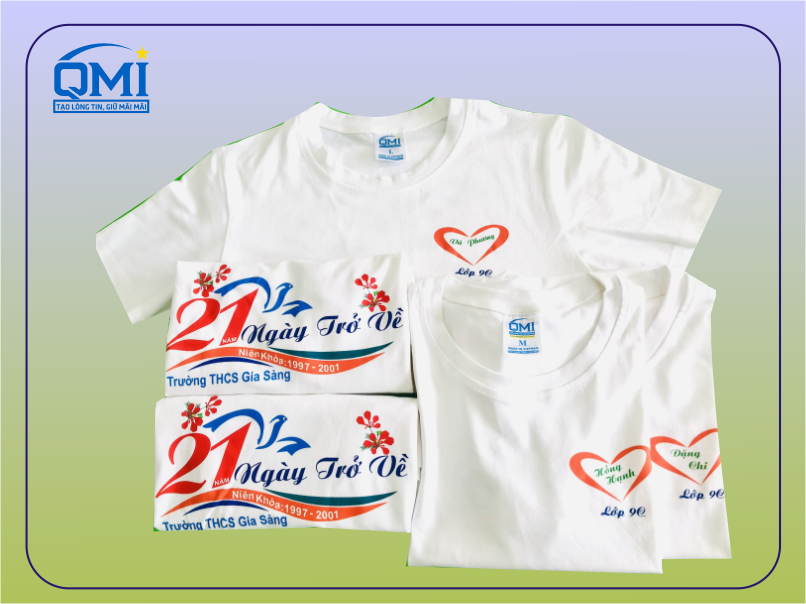 Áo lớp trường THCS Gia Sang