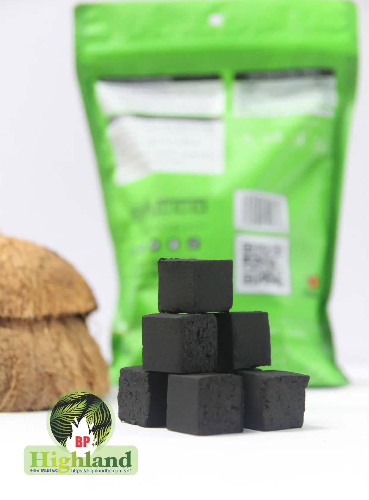 Than gáo dừa vuông - Công Ty TNHH Xuất Nhập Khẩu Cao Nguyên Bình Phước