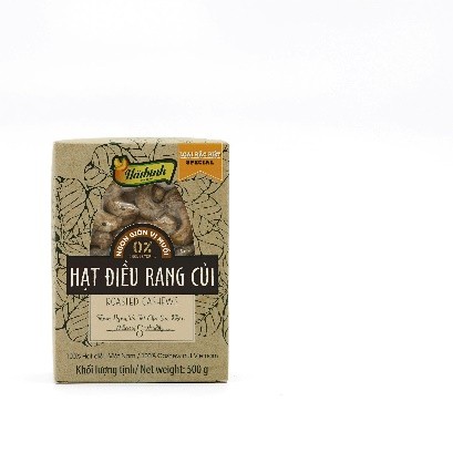Hạt điều rang củi gói zipper giấy 500g