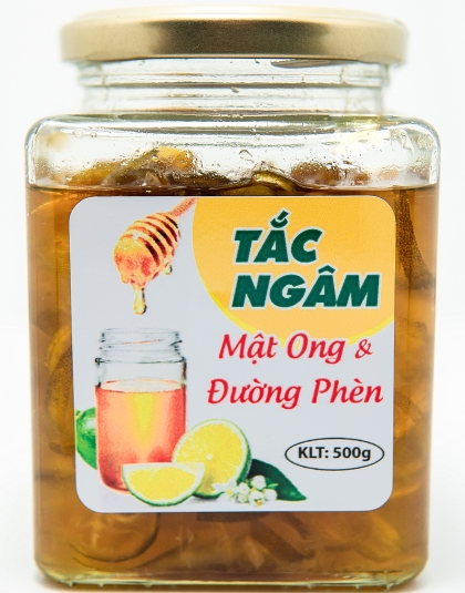 Tắc Mật Ong Đường Phèn (500g) - Mật Ong Vihoney - Công Ty TNHH Sản Xuất Thương Mại Mật Ong Việt ý