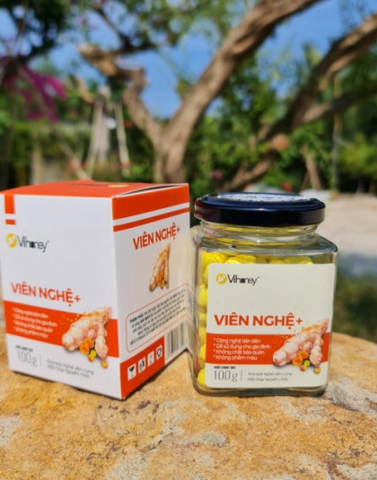 Viên nghệ mật ong - Mật Ong Vihoney - Công Ty TNHH Sản Xuất Thương Mại Mật Ong Việt ý
