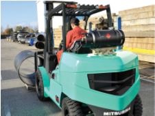 Xe nâng xăng gas Mitsubishi 4 tấn