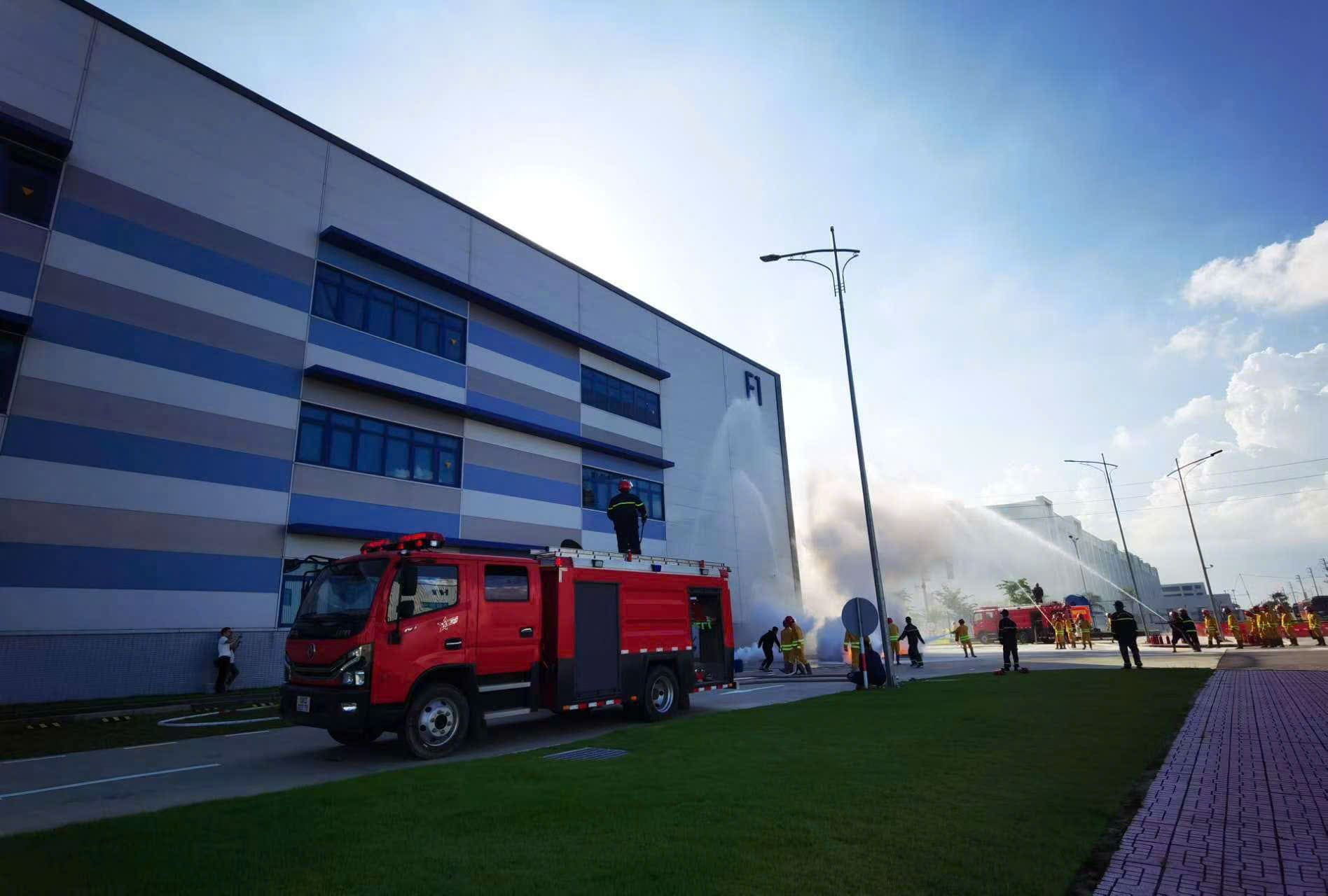 Hình ảnh diễn tập tại dự án - Công Ty TNHH Quang Hà