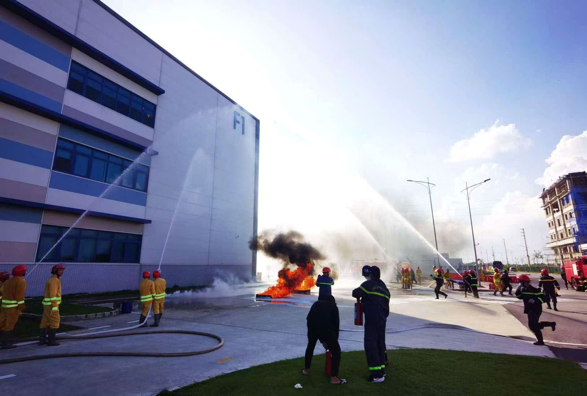 Hình ảnh diễn tập tại dự án - Công Ty TNHH Quang Hà