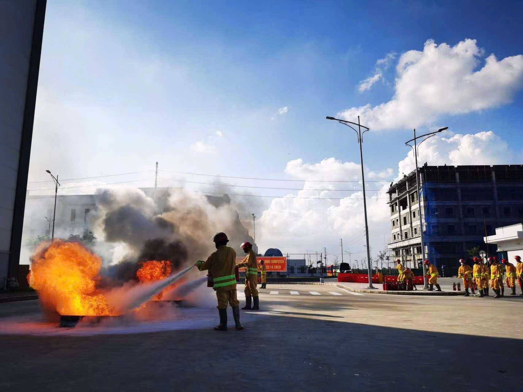 Hình ảnh diễn tập tại dự án - Công Ty TNHH Quang Hà