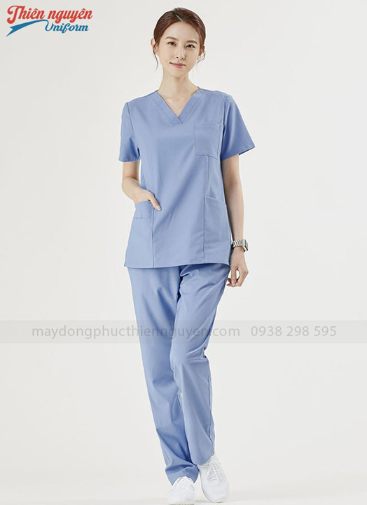 Đồng phục điều dưỡng, y tá 046 - May Đồng Phục Thiên Nguyên - Công Ty TNHH May Thiên Nguyên
