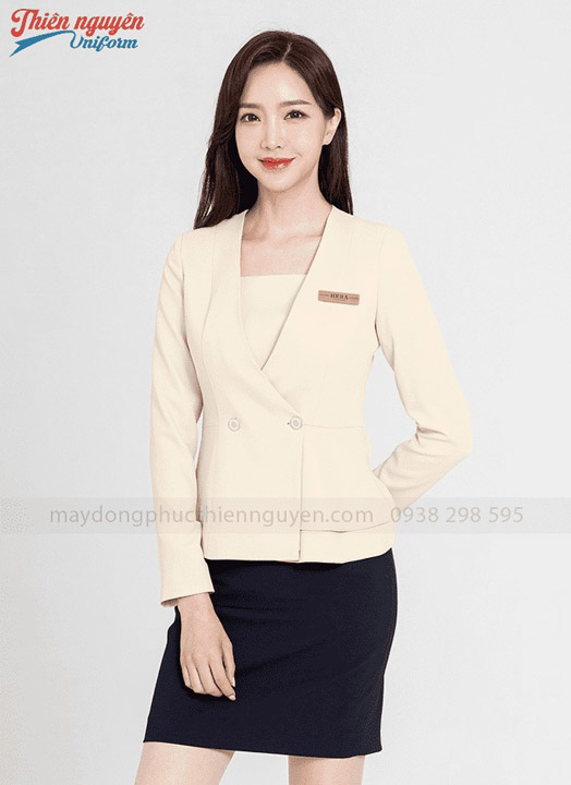 Đồng phục lễ tân 19 - May Đồng Phục Thiên Nguyên - Công Ty TNHH May Thiên Nguyên
