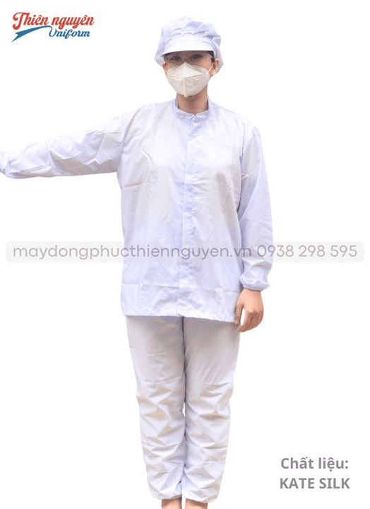 Quần áo bảo hộ ngành thực phẩm 035 - May Đồng Phục Thiên Nguyên - Công Ty TNHH May Thiên Nguyên