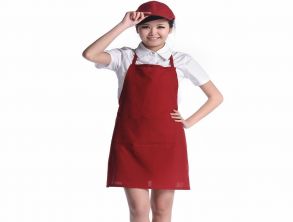 Tạp dề bếp đỏ - May Phát Minh Việt - Công Ty TNHH Sản Xuất Thương Mại Dịch Vụ May Phát Minh Việt