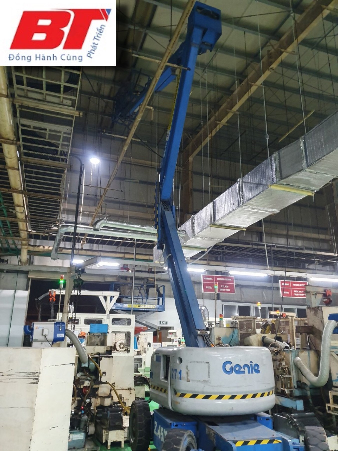 Dự án thi công thực tế - Xe Nâng Người Bằng Thịnh - Công Ty TNHH Bằng Thịnh