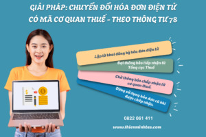Chuyển đổi hóa đơn điện tử có mã cơ quan thuế
