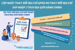 Thủ tục đổi địa chỉ giấy phép kinh doanh