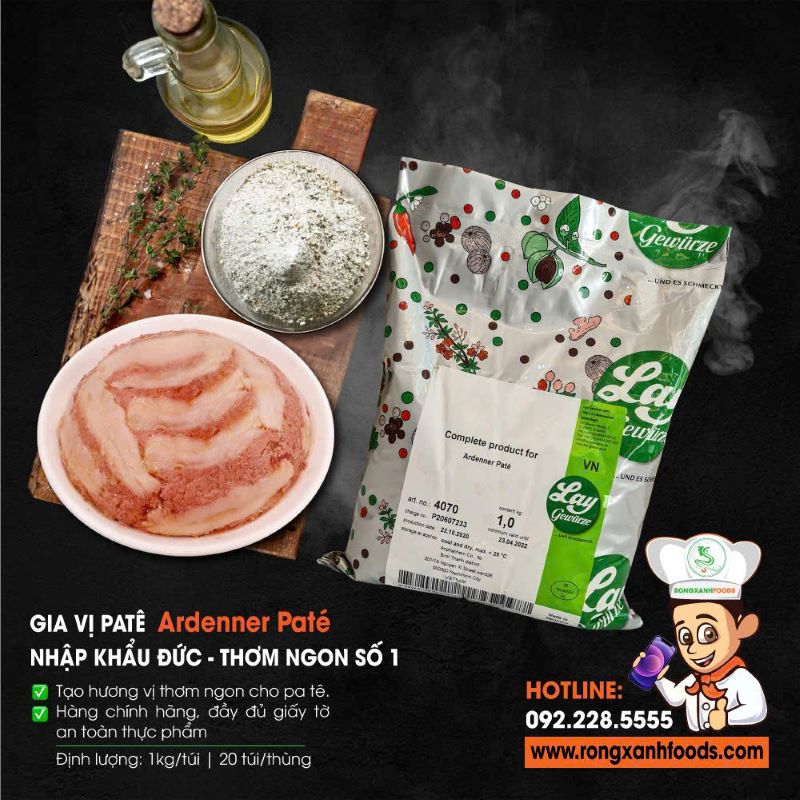 Gia vị pate - Công Ty TNHH Thực Phẩm Rồng Xanh	