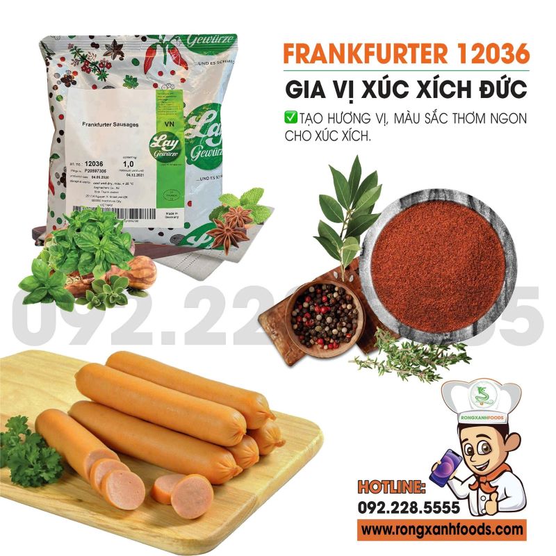 Gia vị xúc xích - Công Ty TNHH Thực Phẩm Rồng Xanh	