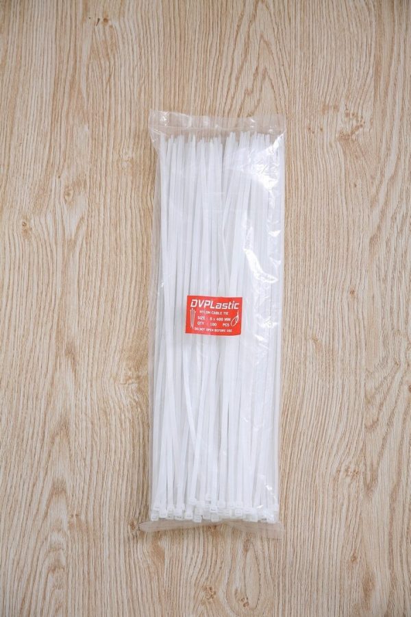 Dây rút nhựa 8x400mm - Dây Rút Nhựa Đại Việt Phát - Công Ty TNHH Đầu Tư Sản Xuất Đại Việt Phát