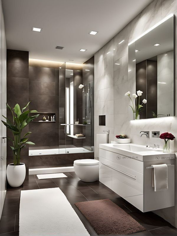 Thiết kế nội thất phòng tắm