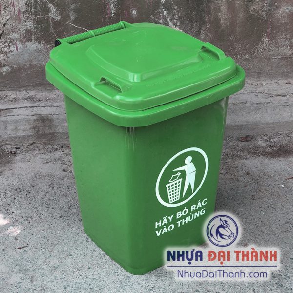 Thùng rác 60 lít - Thùng Rác Đại Thành - Công Ty TNHH Sản Xuất Thương Mại Nhựa Đại Thành