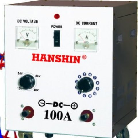 Máy sạc ắc quy HANSHIN 100A (Máy cơ - Lõi dây đồng) - Ắc Quy Thành Nguyên - Công Ty TNHH Đầu Tư TM DV Thành Nguyên