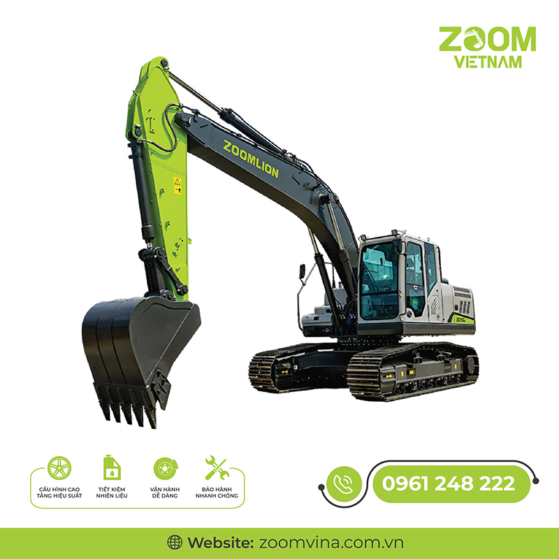Máy xúc đào - Máy Móc Xây Dựng Zoom - Chi Nhánh Công Ty Cổ Phần Zoom Việt Nam