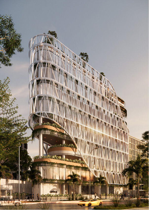 Dự án Nam Việt Office - Xây Dựng VNICONS - Công Ty TNHH Thiết Kế Thi Công Xây Dựng VNICONS