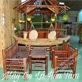 Bàn ghế mây tre - Cơ Sở Mây Tre Lá Đặng Hữu Tâm