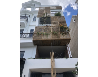 Biệt thự nội thất tre - Cơ Sở Mây Tre Lá Đặng Hữu Tâm
