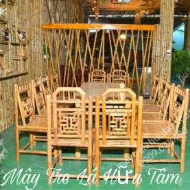 Bàn ghế mây tre - Cơ Sở Mây Tre Lá Đặng Hữu Tâm