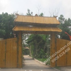 Cổng tre - Cơ Sở Mây Tre Lá Đặng Hữu Tâm