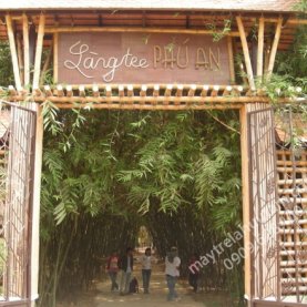 Cổng tre - Cơ Sở Mây Tre Lá Đặng Hữu Tâm