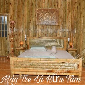 Giường tre lớn - Cơ Sở Mây Tre Lá Đặng Hữu Tâm