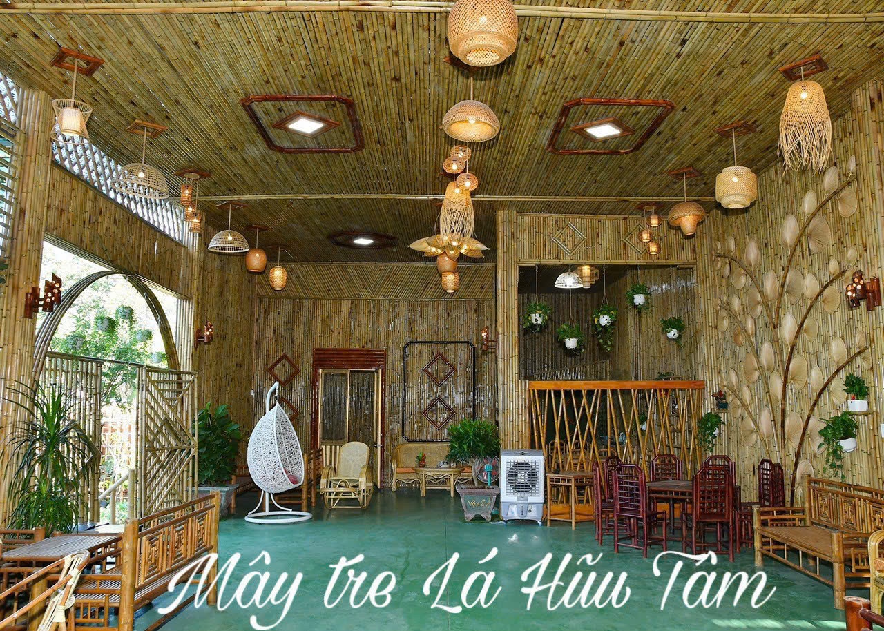 Trang trí nhà tre - Cơ Sở Mây Tre Lá Hữu Tâm