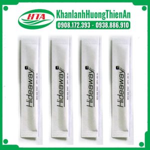 In bao tăm thương hiệu Hideaway - Khăn Lạnh Hương Thiên Ân - Công Ty TNHH Một Thành Viên Sản Xuất Và Thương Mại Hương Thiên Ân